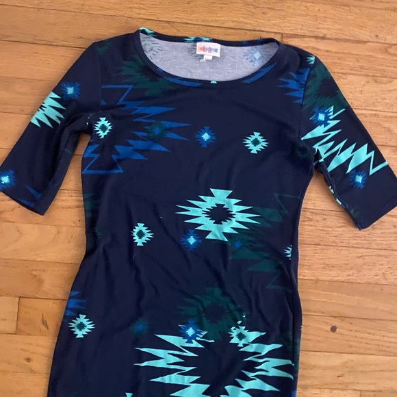 Lula Roe Geometric Pattern Dress - Picture 7 of 9